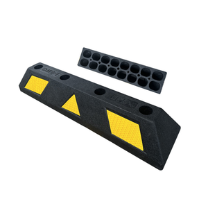 500*150*100 मिमी रबर व्हील स्टॉपर पार्किंग स्टॉप आसान पार्किंग शैली पार्किंग स्टॉप - Product Image 5