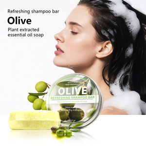 Shampooing Solide au Polygonum Multiflorum, Barre de Shampooing au Café, Savon Artisanal Naturel, Extrait de Plantes Fraîches de Calendula, Base de Savon à la Glycérine - Product Image 1