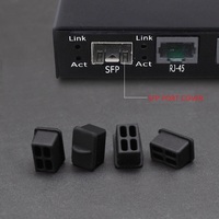 Capuchon anti-poussière en silicone moulé noir pour port SFP, OEM/ODM personnalisé, échantillon disponible