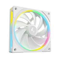 Ventilateur de refroidissement CPU DeepCool FL12 SE blanc et noir en aluminium, ventilateur de jeu ARGB 120 mm