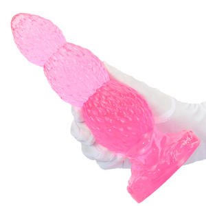 18 + femminile a forma di vibratore lungo sottile a forma di scala Dildo alternativo Oversize giocattoli erotici morbido anale spina per le donne vibratore - Product Image 6