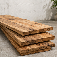 Planches de bois d'orme indien naturel, bois massif, planches de bois rustiques, design rustique, plateau de table rectangulaire, utilisation en intérieur pour les meubles et les tables