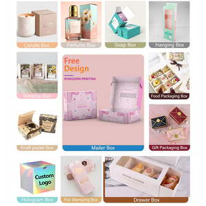 Tùy chỉnh thiết kế logo sinh thái người bạn cấp thực phẩm in ấn có thể gập lại bánh thực phẩm Cookie bánh mì Pastry Donut Macaron giấy Bao bì hộp - Product Image 4