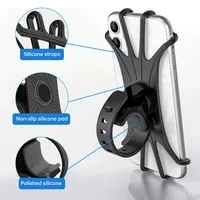 Support universel pour téléphone portable pour moto, vélo, guidon, pour téléphone portable, ordinateur de vélo, GPS, VTT, scooter, pour iPhone, Samsung