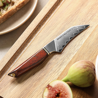 3-sterren chef-kok samenwerkingsmerk Damascus poederstaal schilmesjesset voor thuiskeuken fruit schillen bestek