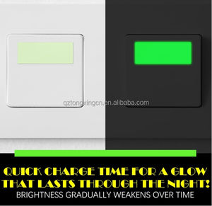 2-10 ساعات طويلة متوهجة ملونة تحذير حركة المرور المنتج فوتولومينيسنت فيلم الفينيل يتوهج في تحذير السلامة الفينيل الأزرق الداكن - Product Image 5