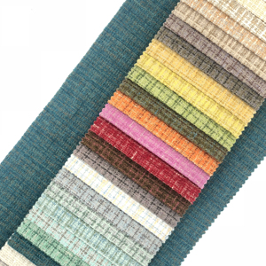 Tissu d'ameublement respirant en chenille microfibre, motif Dobby teint en fil, à poils courts, poids moyen, en <span class=keywords><strong>tweed</strong></span> bouclé, le plus vendu pour la maison et les sacs - Product Image 1