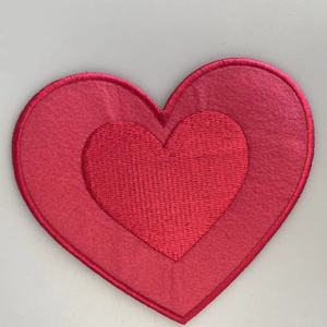 Tùy Chỉnh Lớn Thêu Chenille Trái Tim Vá Sequin Sắt Trên Trái Tim Các Bản Vá Lỗi Cho Hat - Product Image 1