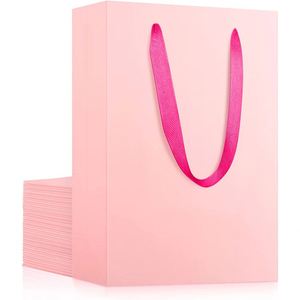 Valentines Day <b>Gift</b> <b>Small</b> Kraft Paper Bags with Handle Shopping Retail Bag for Boutique Birthday Party Wed <b>Small</b> Kraft Paper Bag - Product Image 1