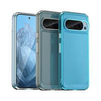 Coque de couverture de téléphone transparente mince TPU + PC antichoc Ins Style pour Google Pixel 6A 7 8 9 10 Pro XL étui inclus