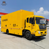 HEAVSTY 154KW Camion Groupe Électrogène Mobile Diesel Automatique Super Silencieux Neuf 18 Tonnes pour Urgences à Vendre