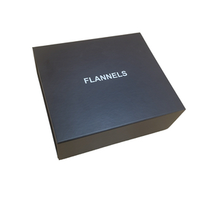 Boîte cadeau de luxe écologique noire rigide pliable en éponge avec logo personnalisé en relief pour écharpe, ceinture, chapeau, <span class=keywords><strong>mouchoir</strong></span> - Product Image 2