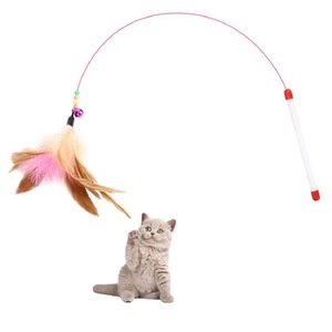 Gran oferta, precio al por mayor, juguetes de gato de plumas de repuesto interactivos para <span class=keywords><strong>gatos</strong></span> de interior - Product Image 2