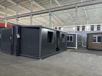 Entrepôt Atelier Pas Cher 20 pieds 40 pieds Nouveau Design USA Villa Préfabriquée Pas Cher Moderne Pliable Mobile Portable Extensible Conteneur Maison