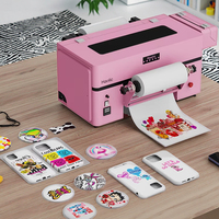 Impresora UV DTF Mini Haolic de Black Friday, 13 Pulgadas, Todo en Uno de Escritorio con Laminación y Cortador |   Diseño Elegante, Silencioso y que Ahorra Espacio