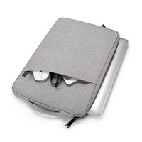 Housse de protection pour ordinateur portable en gros, 13, 14, 15,6 pouces, avec fermeture éclair et intérieur en velours
