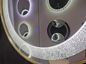 O 2025 Novo Best-seller Nordic Minimalista Maquiagem Espelho de Parede Cinto Pendurado LED Smart <span class=keywords><strong>Mirror</strong></span> para Banheiros e Banheiros - Product Image 5