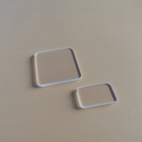 Fabricant OEM de fenêtres optiques de haute précision en verre BK7/H-K9L/silice fondue/saphir avec coins arrondis