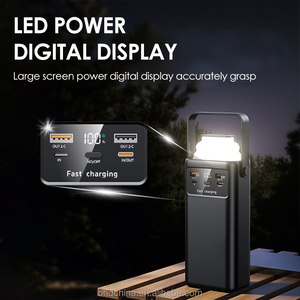 Banco de Energía Portátil de 80000mAh/50000mAh con Luz LED Plegable, Carga Rápida de 22.5W para iPhone 15/16 <span class=keywords><strong>Pro</strong></span>, Batería Externa - Product Image 6