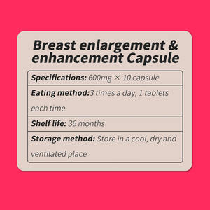 Cápsulas naturales para realzar el pecho OEM ODM, extracto de canela, papaya, ginseng, suplemento para <span class=keywords><strong>aumentar</strong></span> el tamaño del <span class=keywords><strong>busto</strong></span> de los senos para mujeres - Product Image 2