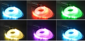 16W RGB Fibra Ottica Luci Luci di Musica di Controllo 12V Auto del tetto del Cielo della Stella - Product Image 4
