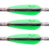Flèches en carbone Pinals Green Camo 300 400 500 600 700 800 Spine Vane personnalisables pour arc recurve 30 31 32 pouces Chasse