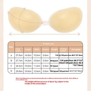 Soutien-Gorge Adhésif Réutilisable en Silicone Effet <span class=keywords><strong>Mango</strong></span> Invisible Pigeonnant pour Robes <span class=keywords><strong>Dos</strong></span> <span class=keywords><strong>Nu</strong></span> Femme, Vente en Gros OEM ODM Disponible - Product Image 4