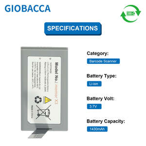 Batería de Repuesto de 3.7V 1100mAh para Escáner de Código de Barras Datalogic Memor X3 Memor NFP BP07-000110 BP08-00011A - Product Image 4