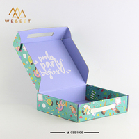 Boîtes d'expédition personnalisées Webest, boîte d'expédition sur mesure, emballage pour envoi postal, boîtes cadeaux pour cosmétiques