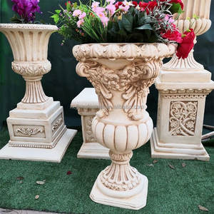 Ornamento da giardino <span class=keywords><strong>in</strong></span> Silicone stampi statua di <span class=keywords><strong>cemento</strong></span> <span class=keywords><strong>in</strong></span> fibra di vetro vaso di fiori utensili prodotto per la casa per la modellatura della scultura - Product Image 6