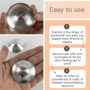 טריאמינטה כסף סיעוד כוסות הריון לאחר לידה לידה לידה 999 כוסות כסף חיטוי ריפוי מואץ - Product Image 5