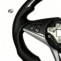 Volant de direction personnalisé en fibre de carbone véritable pour BMW E63 E60 M5 E61 E64 525i 530 630 650 Série 5 Série 6