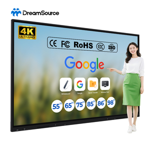 Pantalla Interactiva Táctil 4K para Uso Escolar, Pizarra LCD Inteligente con Lápiz y Dedo, 55/65/75/86/98/110 Pulgadas - Product Image 1