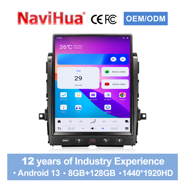 New 15.6" Vertical Screen Car Radio Android Multimedia for Nissan Titan 2016-2019 Auto Head Unit CarPlay Navigation Monitor
