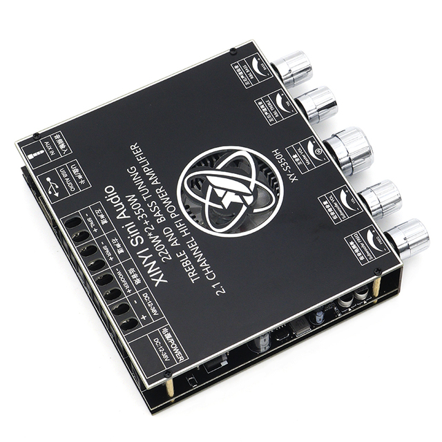 ACELEX XY-S350H 2.1 Channel TPA3251 for Power Amplifier Board Module High/Low Subwoofer 220W*2 + 350W DIY Kit Power