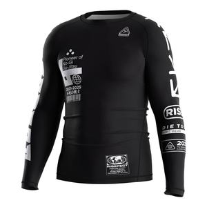 Camiseta de Jiu Jitsu con Ajuste Ceñido y Tela que Absorbe el Sudor, Ideal para Artes Marciales, Grappling y Entrenamientos en el Gimnasio - Product Image 1