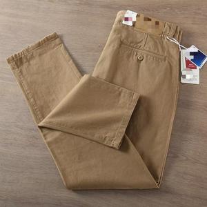 Pantaloni da Uomo Casual Business in Cotone 100% Neri <span class=keywords><strong>Oversize</strong></span> a Gamba Dritta, Leggeri, con Chiusura a Cerniera - Product Image 2