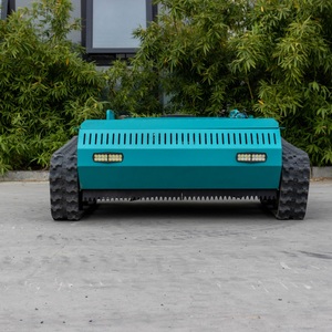 1010 <b>Remote</b> <b>Control</b> Lawn <b>Mower</b> Radio Controlled Slope Mover Rubber <b>Track</b> Robot Grass Cutting Machine Equipment - Product Image 2