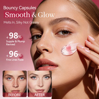 Crème PDRN ADN de saumon personnalisée OEM avec gel de collagène, niacinamide, vitamine C et peptides pour hydratant anti-âge, soin coréen