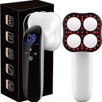 Martillo de Masaje Inalámbrico Recargable por USB con Control Remoto, 10 Niveles de Intensidad, 3 Modos para Eliminar la Celulitis y Perder Peso