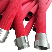 Vente en gros d'équipement et accessoires de lutte contre l'incendie en toile simple doublé de PVC Tuyau de lutte contre l'incendie industriel et marin