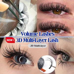 Bandeja de Extensiones de Pestañas de Seda de Terciopelo Mega Volumen, Súper Mate, Fácil de Aplicar, Extensiones de Pestañas de Visón Sintético - Product Image 5