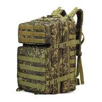 JSH Vente Directe Sac à Dos Tactique de Sport Molle Camouflage Étanche 900D 45L Anti-Vol en Nylon Couleurs Multiples