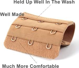 <span class=keywords><strong>Extension</strong></span> de <span class=keywords><strong>soutien</strong></span>-<span class=keywords><strong>gorge</strong></span> confortable 2 3 <span class=keywords><strong>4</strong></span> <span class=keywords><strong>crochets</strong></span> 3 rangées bande multi taille couleur sangle d'<span class=keywords><strong>extension</strong></span> élastique avec <span class=keywords><strong>crochets</strong></span> en acier inoxydable pour les femmes - Product Image 3