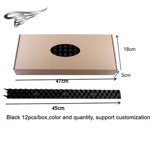 Pointes de dissuasion d'oiseaux en plastique de 45cm-Les pointes de dissuasion d'oiseaux gardent le pigeon, l'écureuil, le raton laveur, les chats, le corbeau loin, anti - Product Image 2