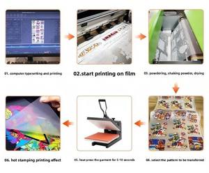 InkMall Pellicola DTF PET ad Alta Adesione 30CM 60CM per Stampante DTF di Grande Formato XP600 I3200 su T-shirt, Felpe, Maglioni, Giacche - Product Image 5