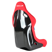 Siège de course sport universel personnalisé haut de gamme SSCUS FANTOM-FABRIC avec coque en tissu FRP offrant stabilité et longévité