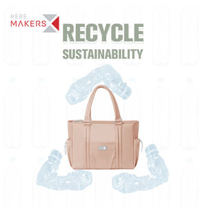 Bolso de diseñador RPET para pañales de bebé, conjunto de bolsa OEM de gran capacidad, para compras diarias, aislante de hombro para mamá, gran oferta de fábrica - Product Image 1