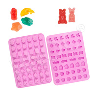 HNOC Moule à barre de chocolat en polycarbonate en plastique personnalisé Moule à bonbons en gelée en silicone pour sucettes oursons