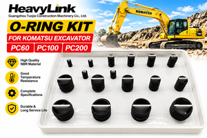 Kit de joints toriques NBR pour excavatrice Komatsu PC60 PC100 PC200, jeu de joints hydrauliques pour distributeur et pompe hydraulique - Product Image 2